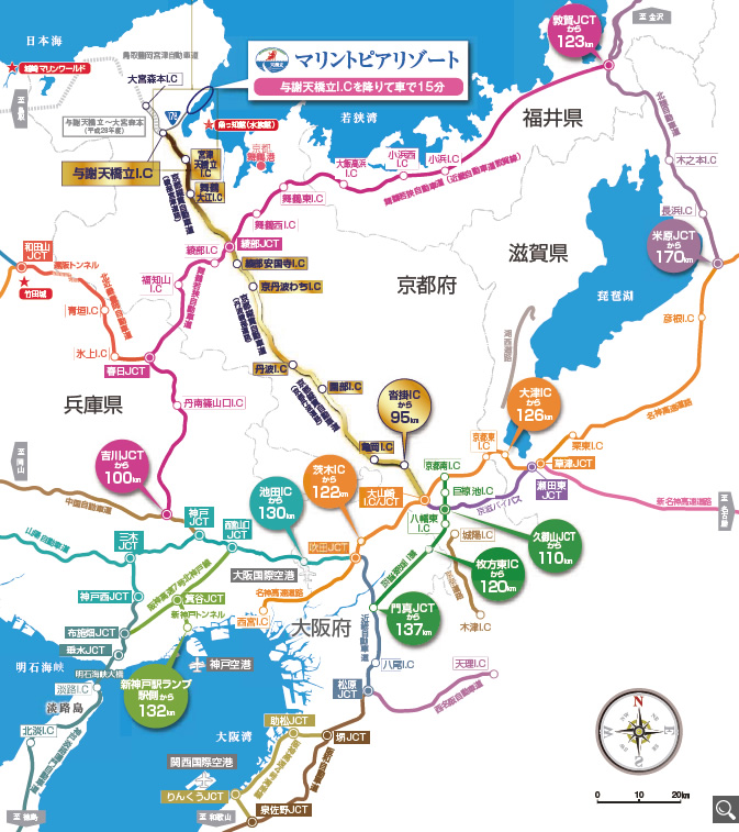 アクセス方法地図